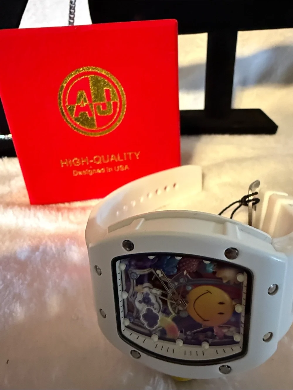 AJ Collection Men Accessories Sport Watch, SS Necklace and Ring